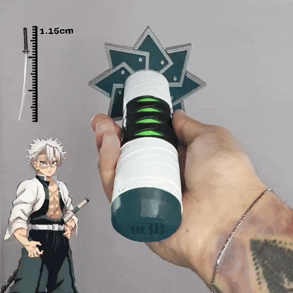 Katana Plegables 3D Animes Kimetsu no Yaiba - Bleach