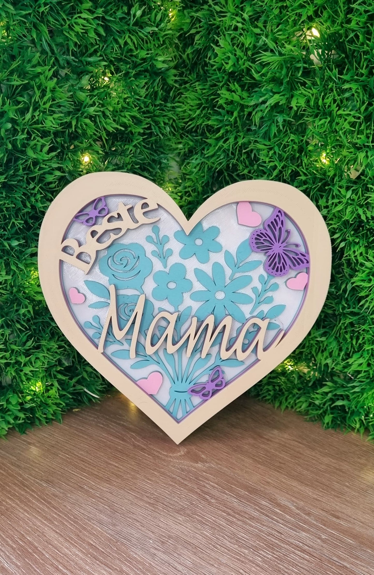 Corazon 3D Bestie Mama 💖
