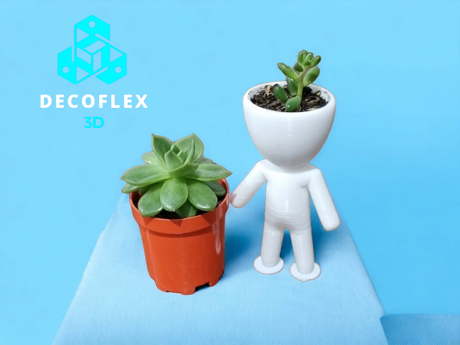 Macetas Decorativas DecoFlexitos Niño de Pie – DecoFlex 3D