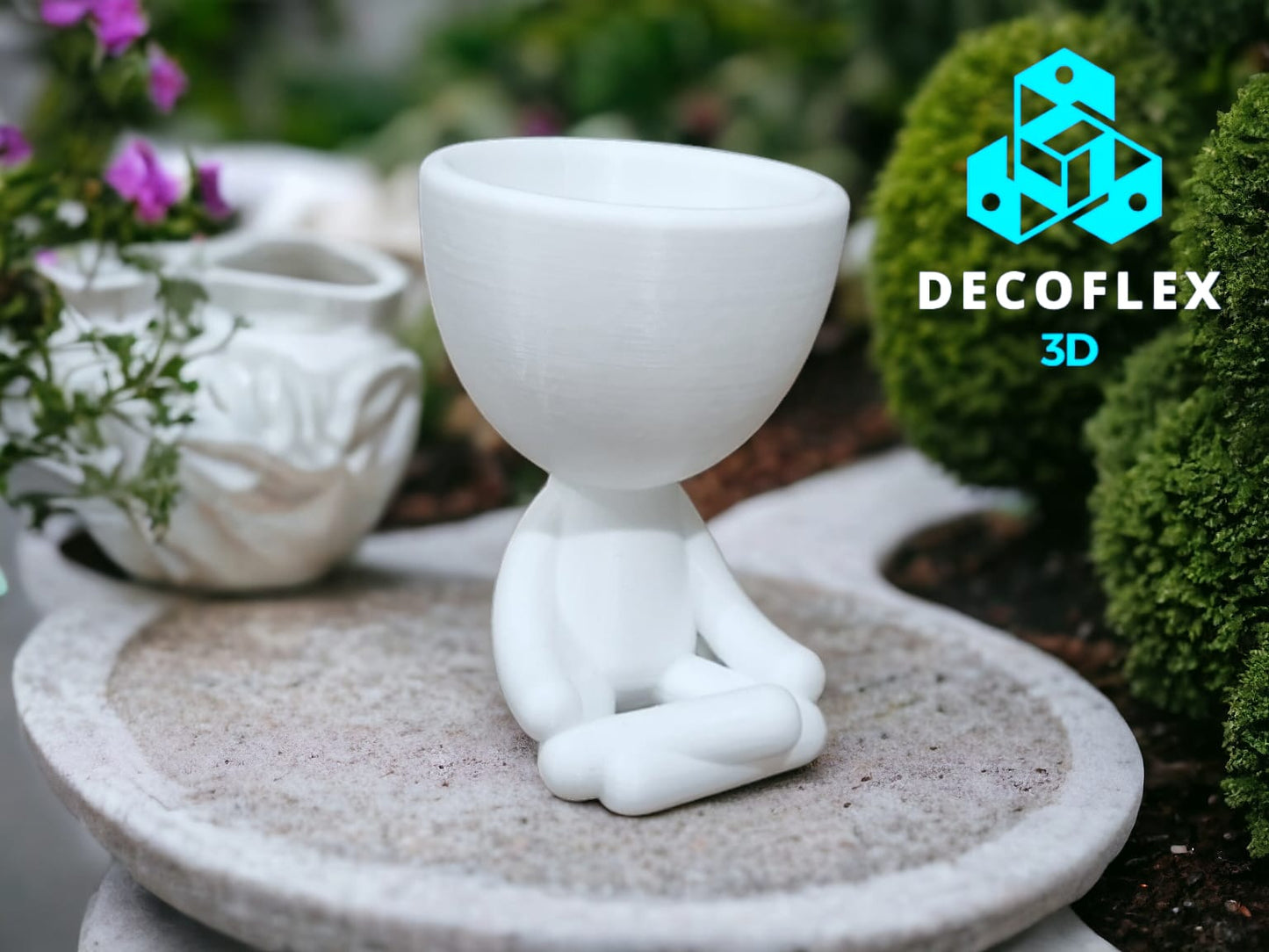 Maceta Decorativa DecoFlexito Meditando