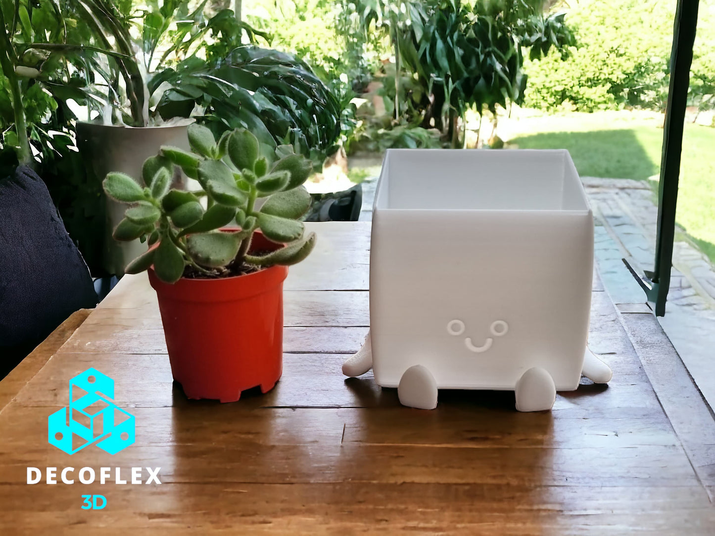 Maceta Decorativa DecoFlexito Happy Pot Cabezon