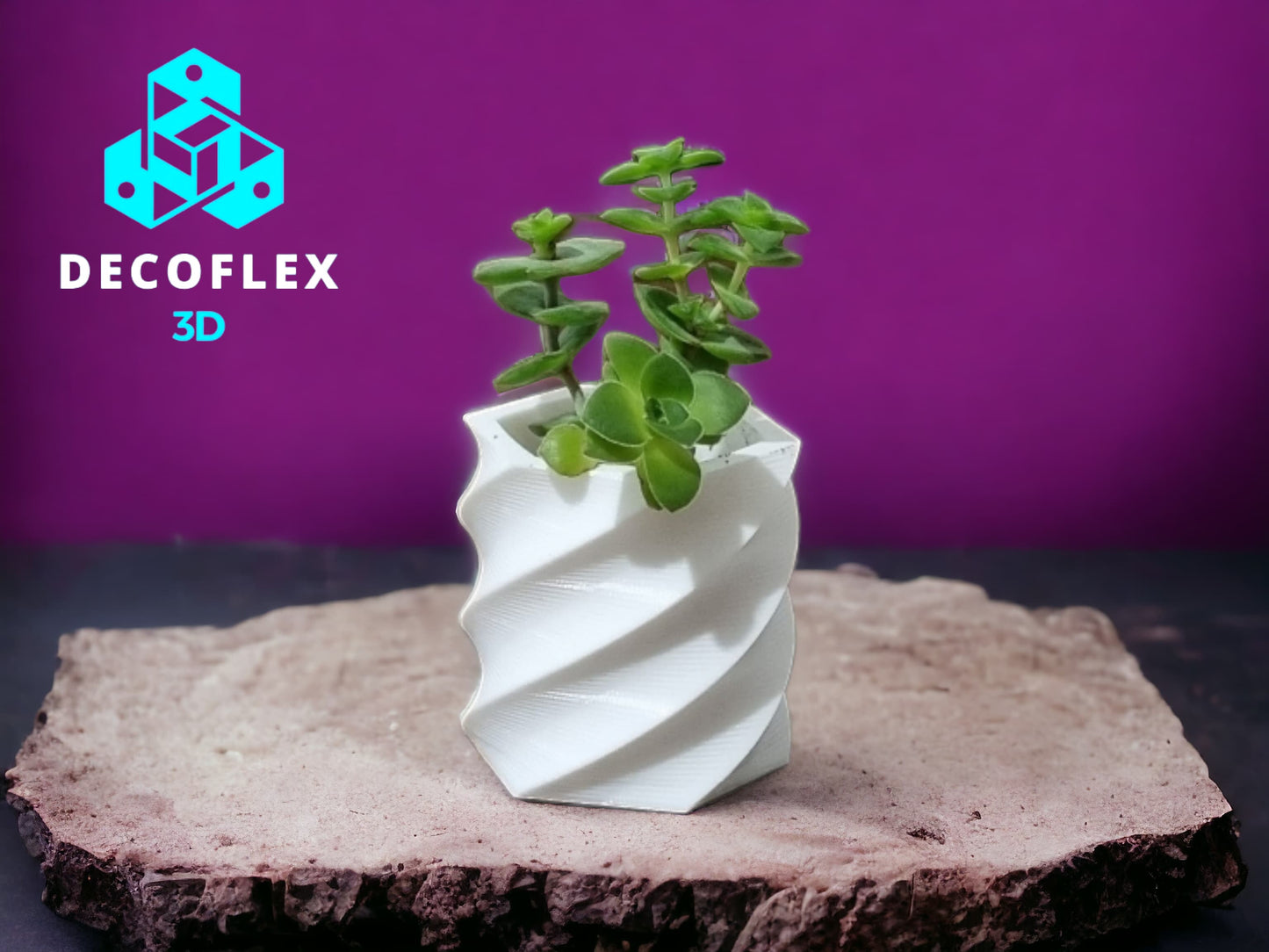 Maceta Decorativa DecoFlexito Espiral
