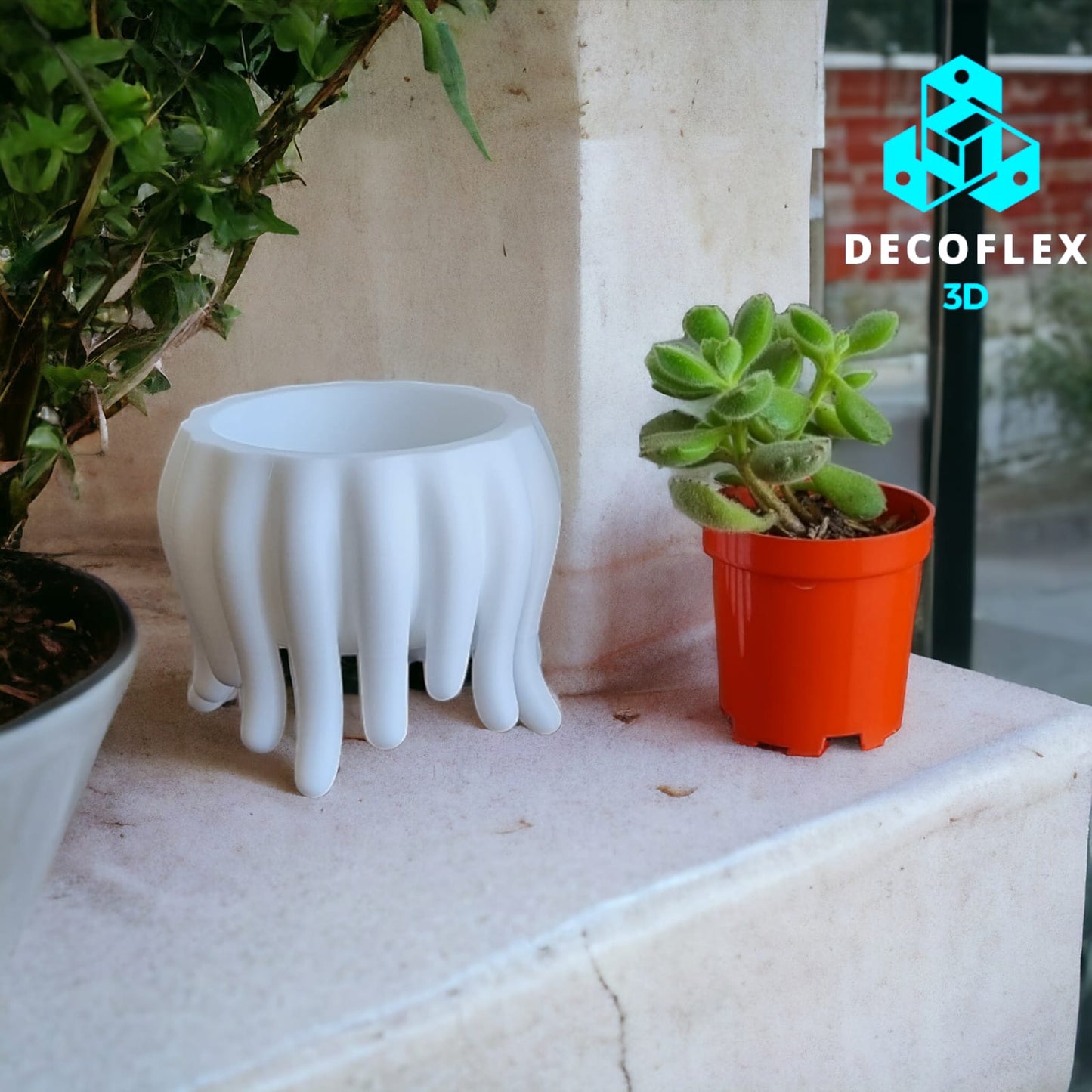 Maceta Decorativa DecoFlexito Estilo Pulpo