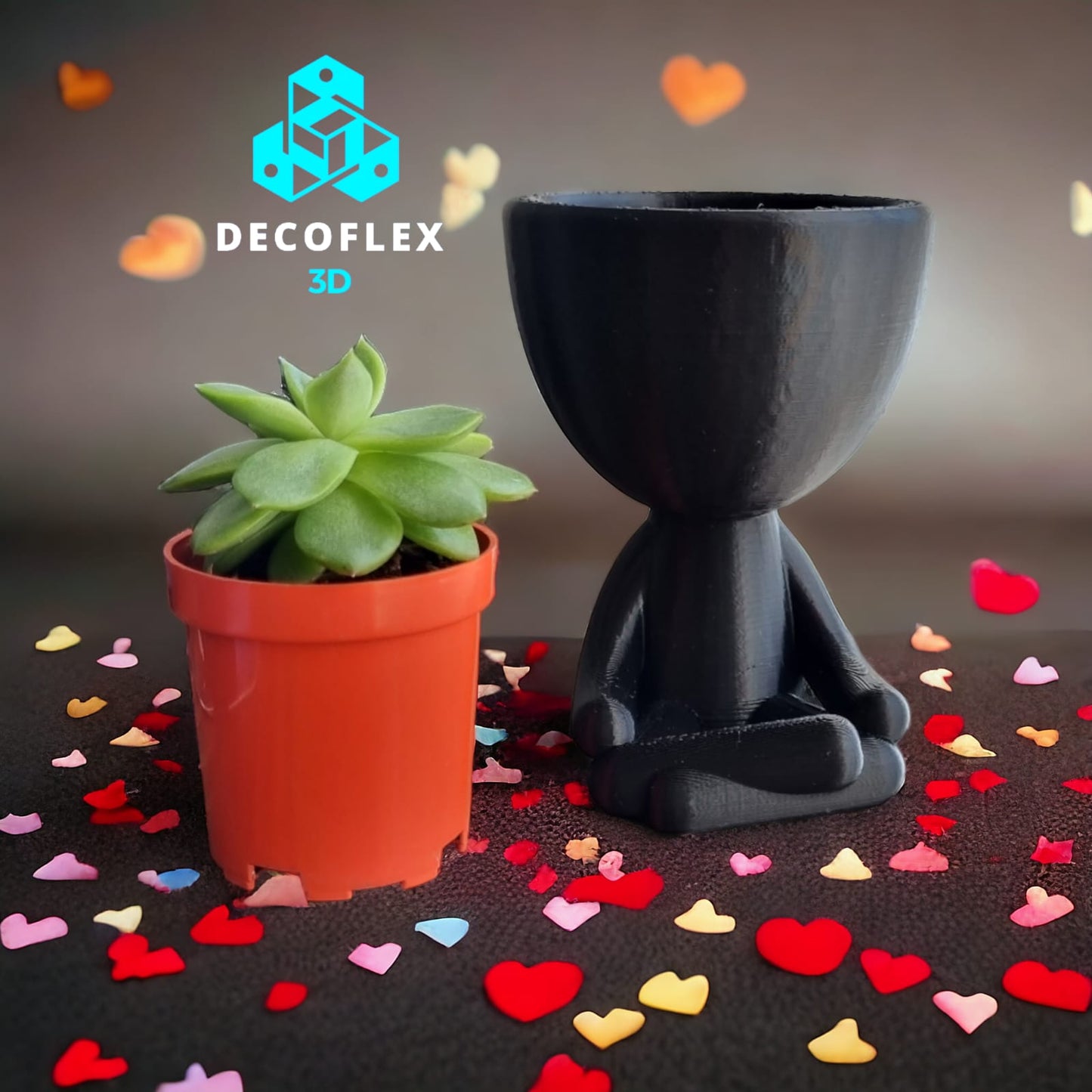 Maceta Decorativa DecoFlexito Meditando