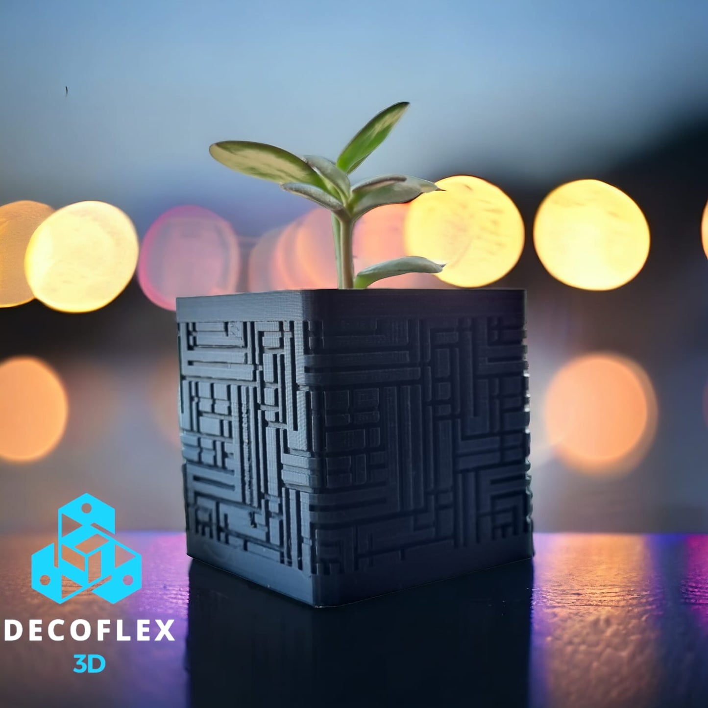 Maceta Decorativa DecoFlexito Lineales