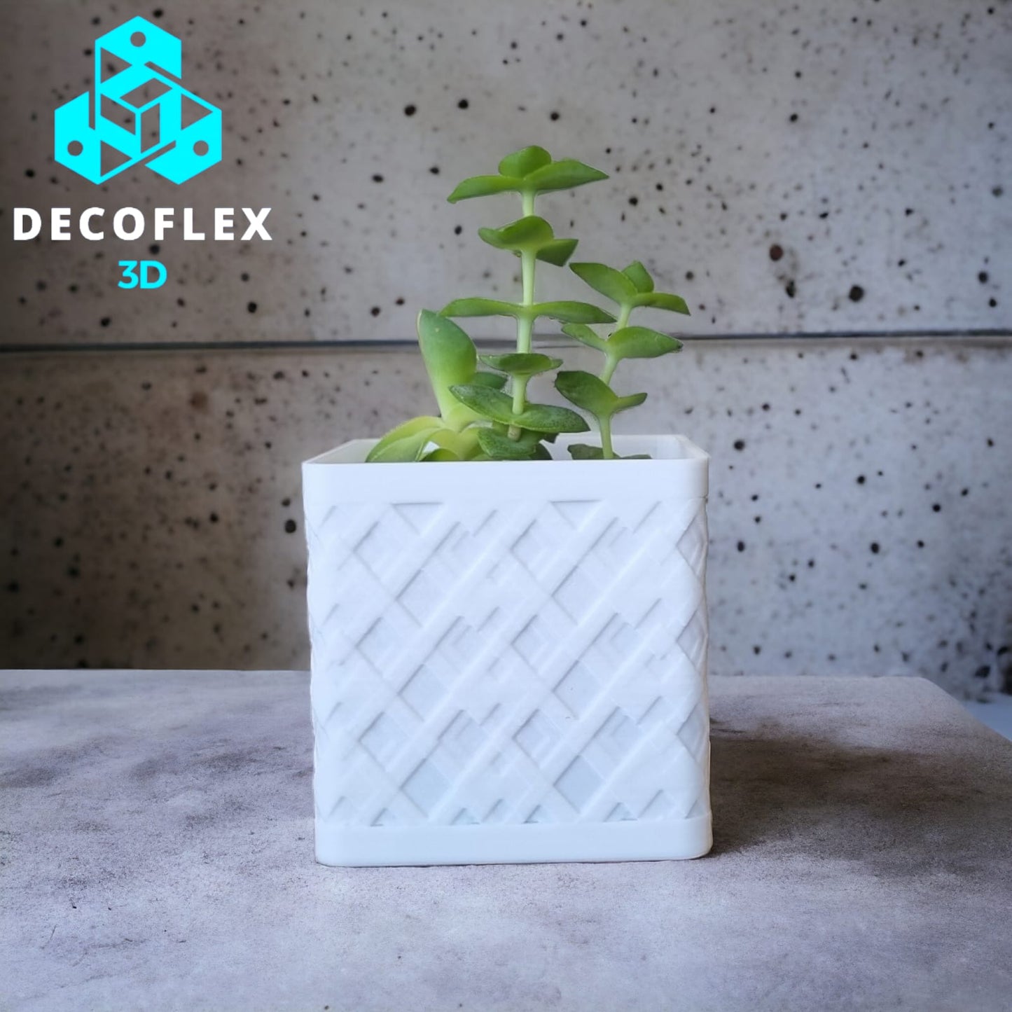 Maceta Decorativa DecoFlexito Maceta Resaltes
