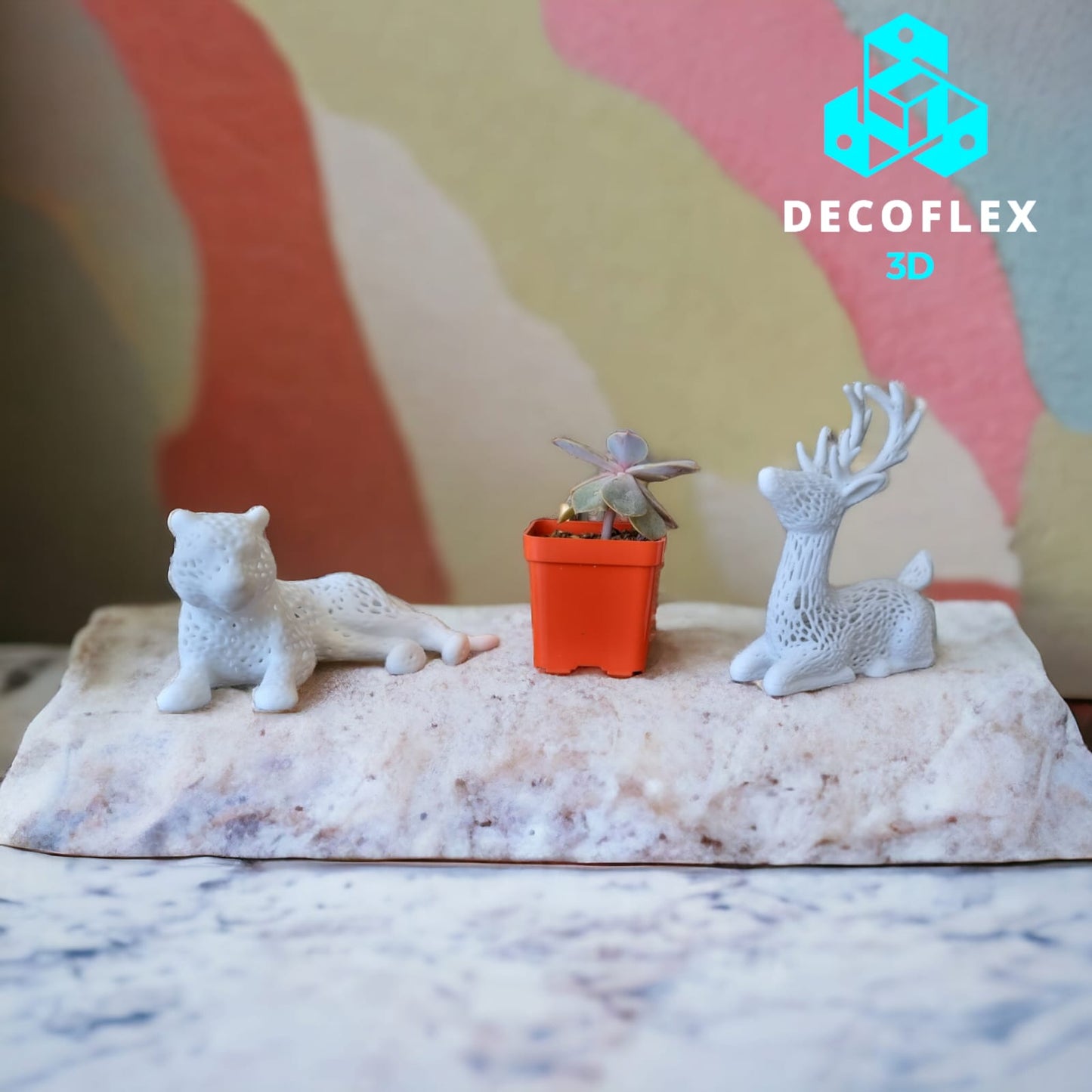 Animalitos Decorativos Tigre y Venado