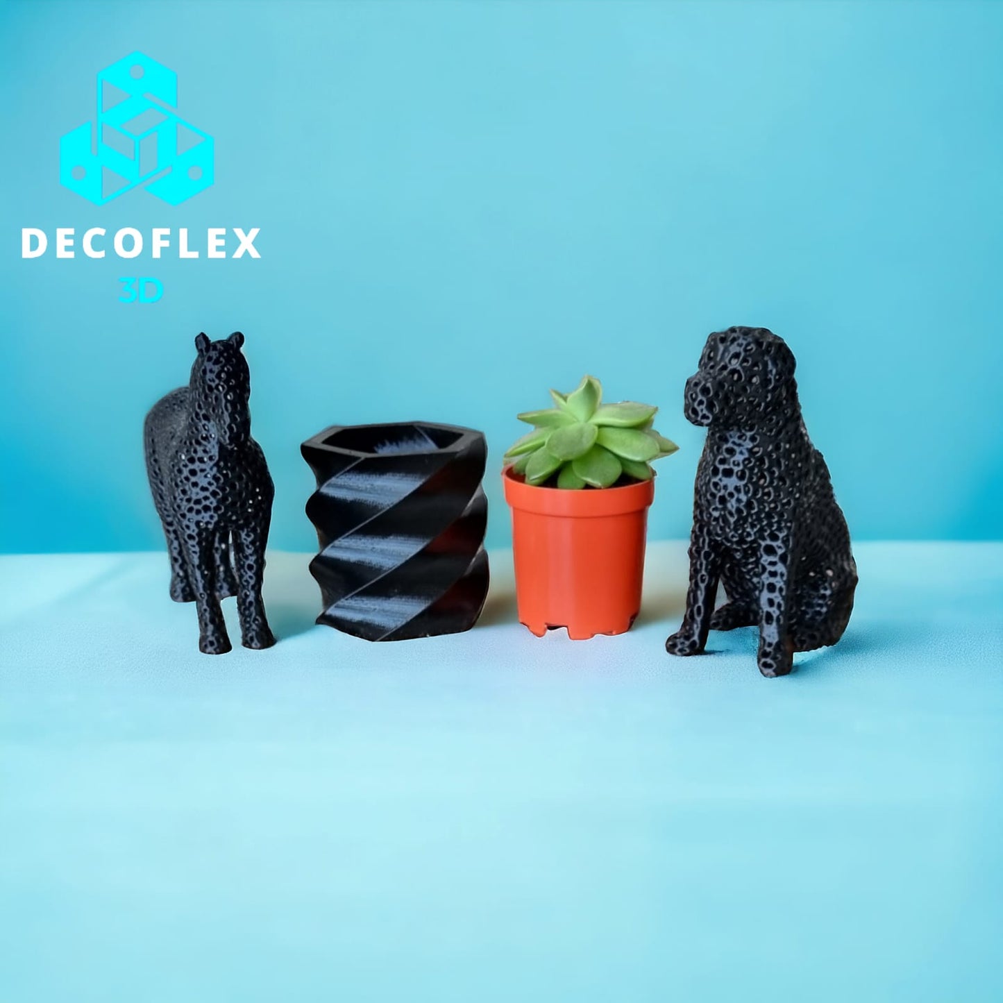 Animalitos Decorativos Perro y Caballo