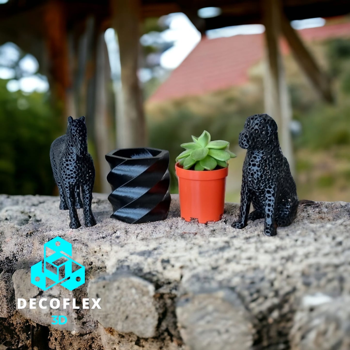 Animalitos Decorativos Perro y Caballo