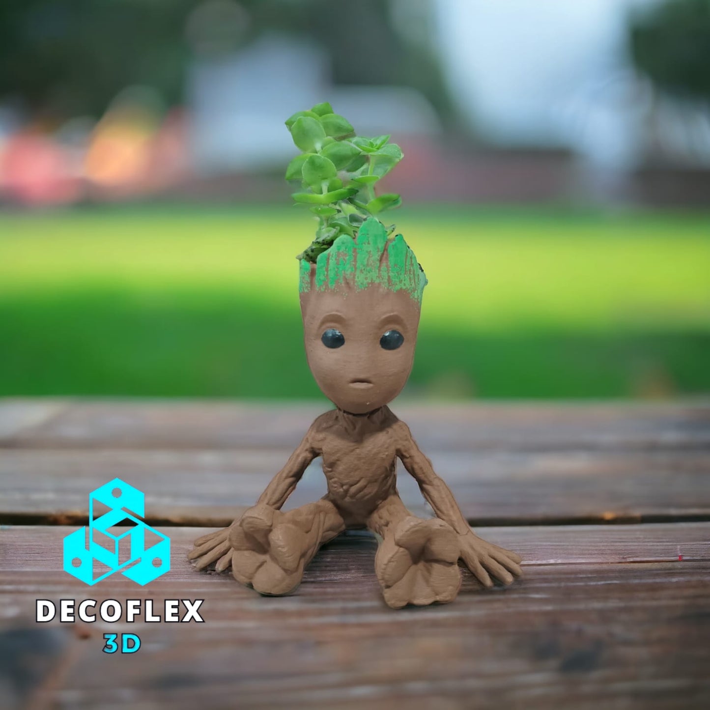 Maceta Decorativa DecoFlexito Baby Groot Color