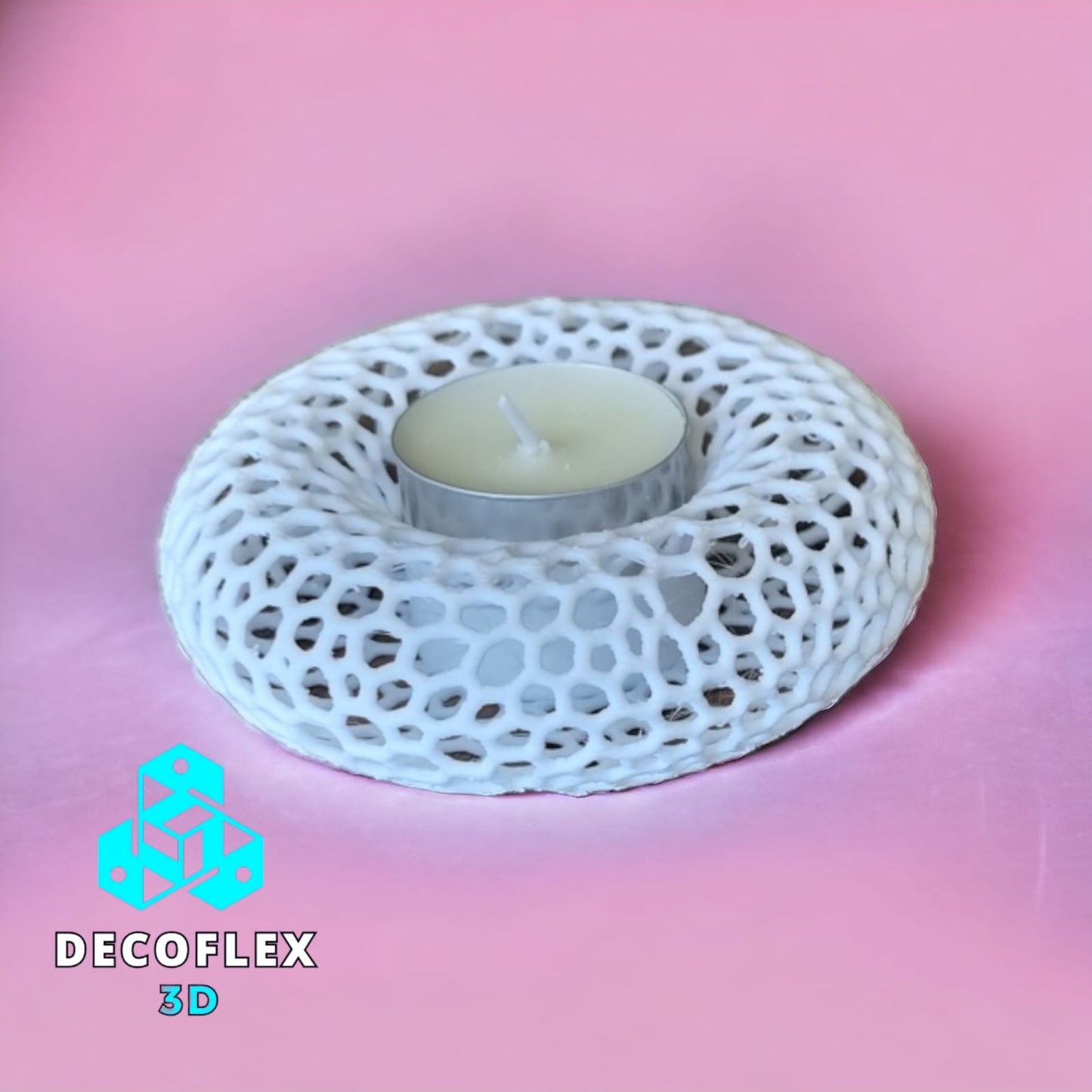 Decorativo DecoFlexito PortaVelas Redondo