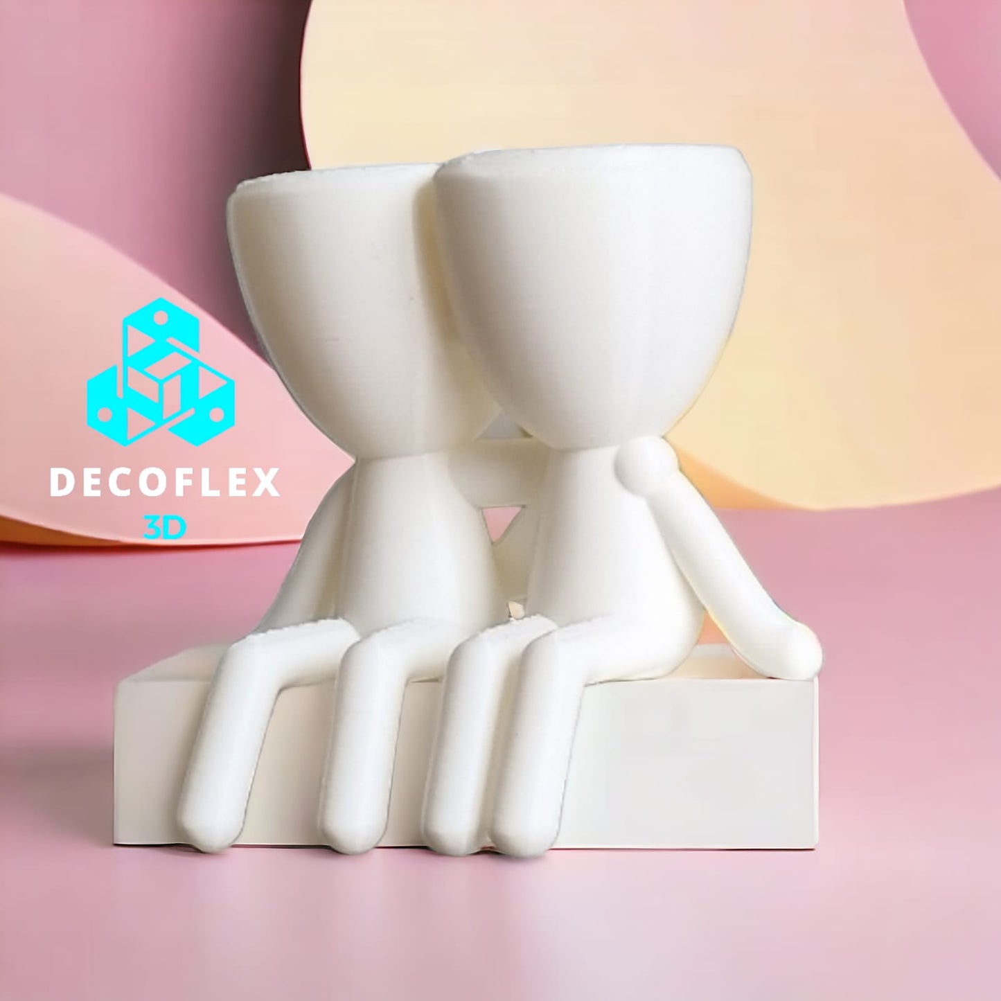 Maceta Decorativa DecoFlexito Pareja