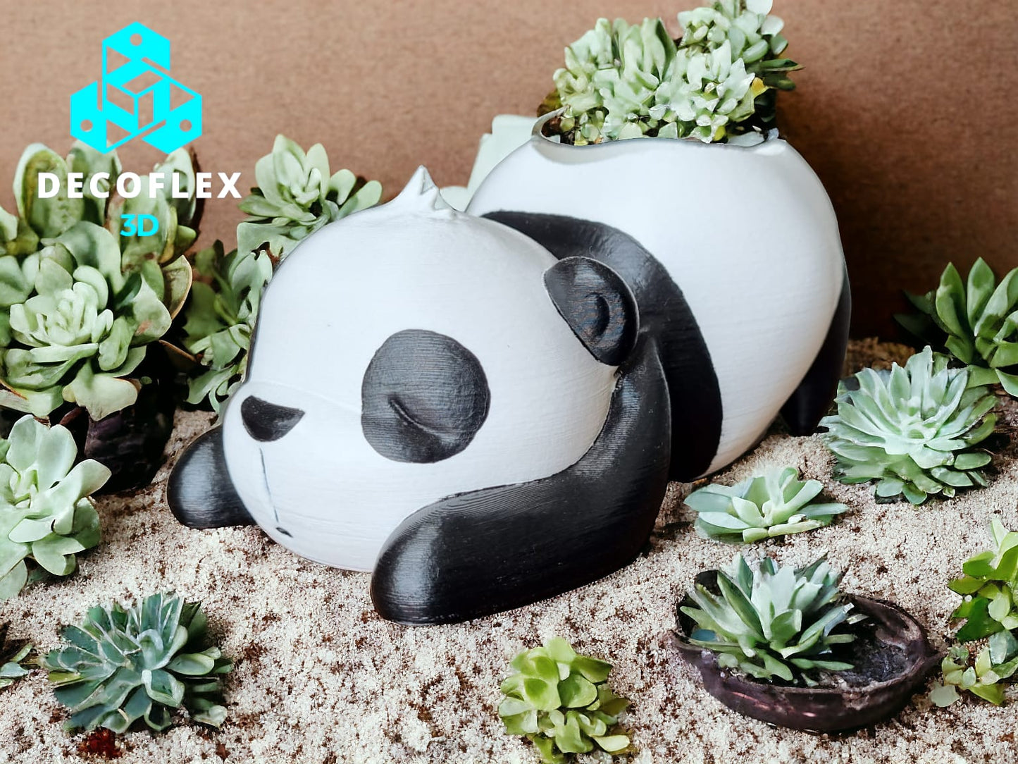 Macetas Decorativas DecoFlexito Panda 🐼