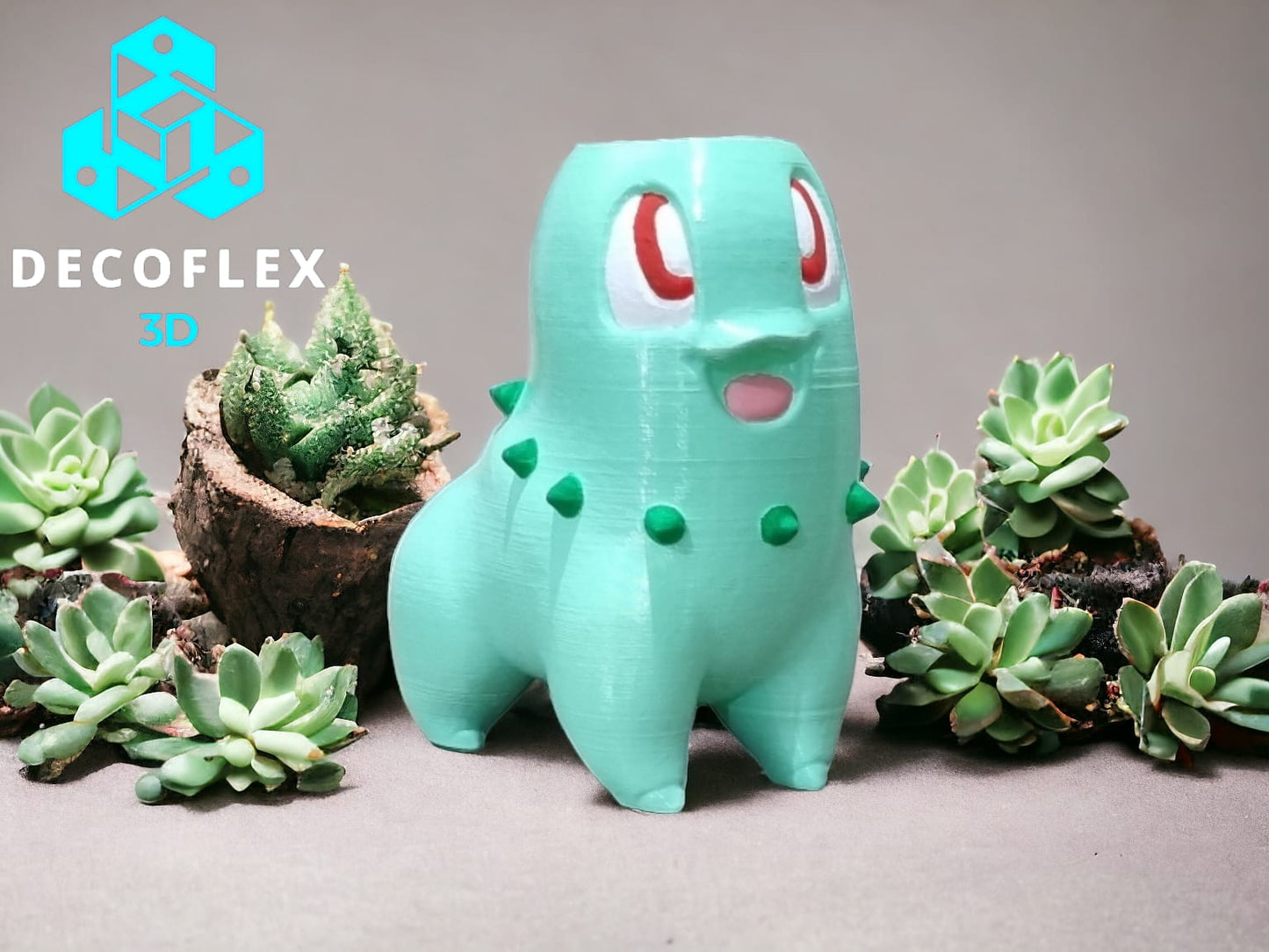 Maceta Decorativa DecoFlexito Chikorita Pokemon
