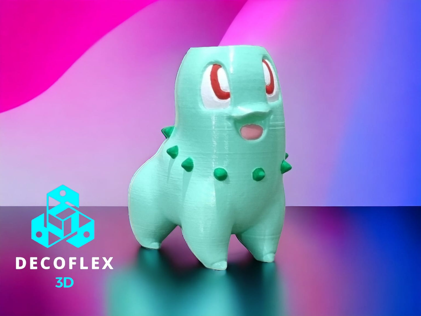 Maceta Decorativa DecoFlexito Chikorita Pokemon