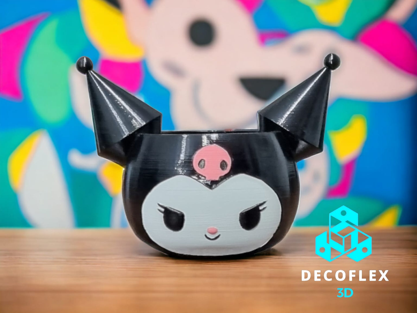 Maceta Decorativa DecoFlexito Hello Kitty Kuromi