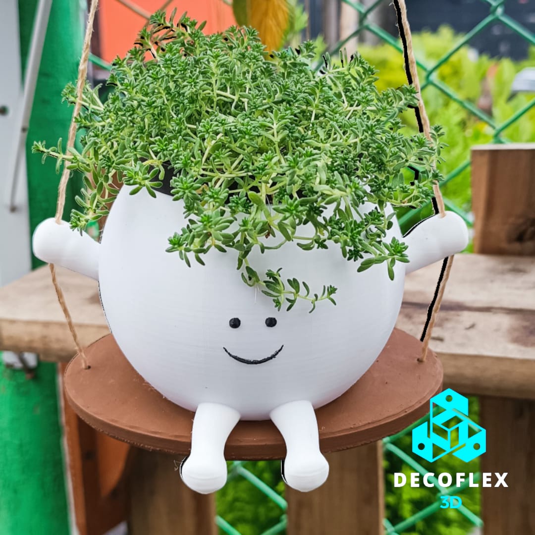 Maceta Decorativa Happy Pot Colgante
