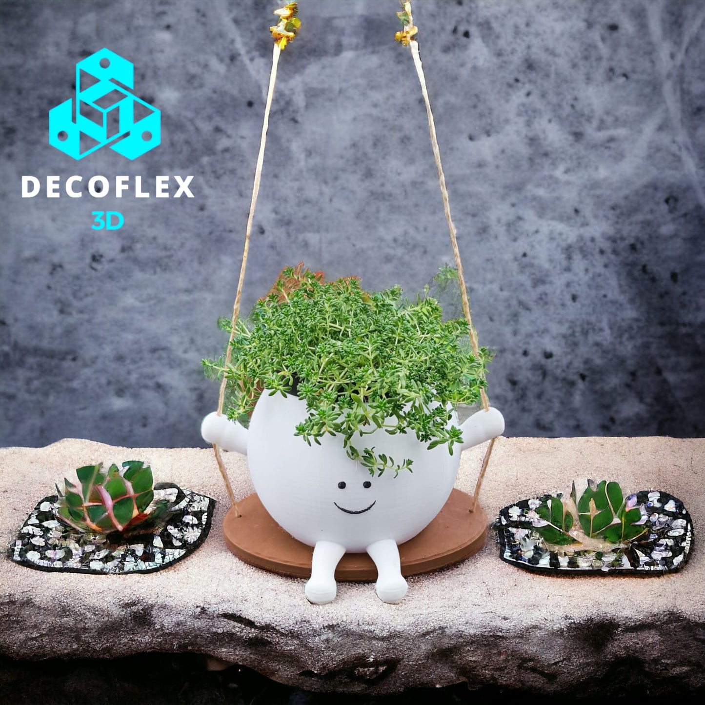 Maceta Decorativa Happy Pot Colgante