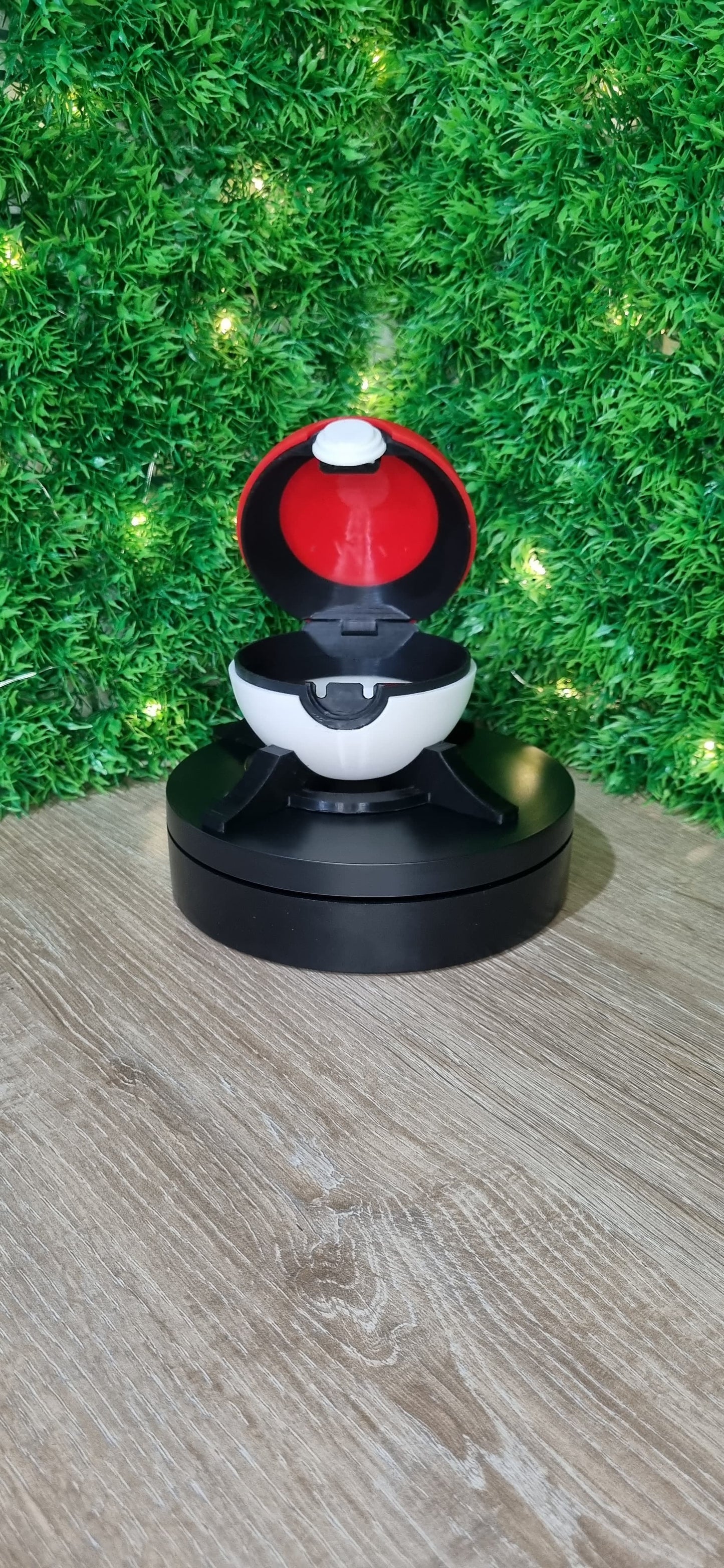 Pokebola Clasica + Pokemon + Base Fija