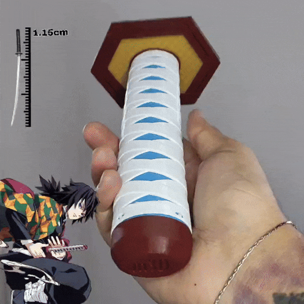 Katana Plegables 3D Animes Kimetsu no Yaiba - Bleach