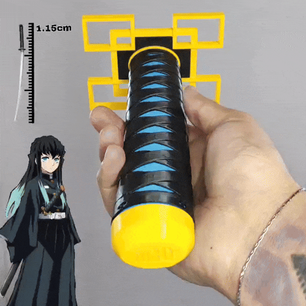 Katana Plegables 3D Animes Kimetsu no Yaiba - Bleach