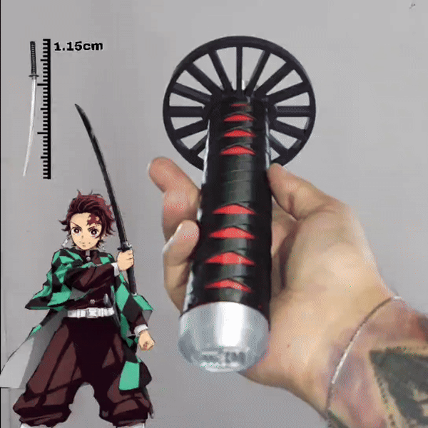 Katana Plegables 3D Animes Kimetsu no Yaiba - Bleach