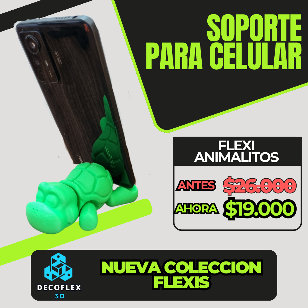 Soporte Celular Flexi Animalitos