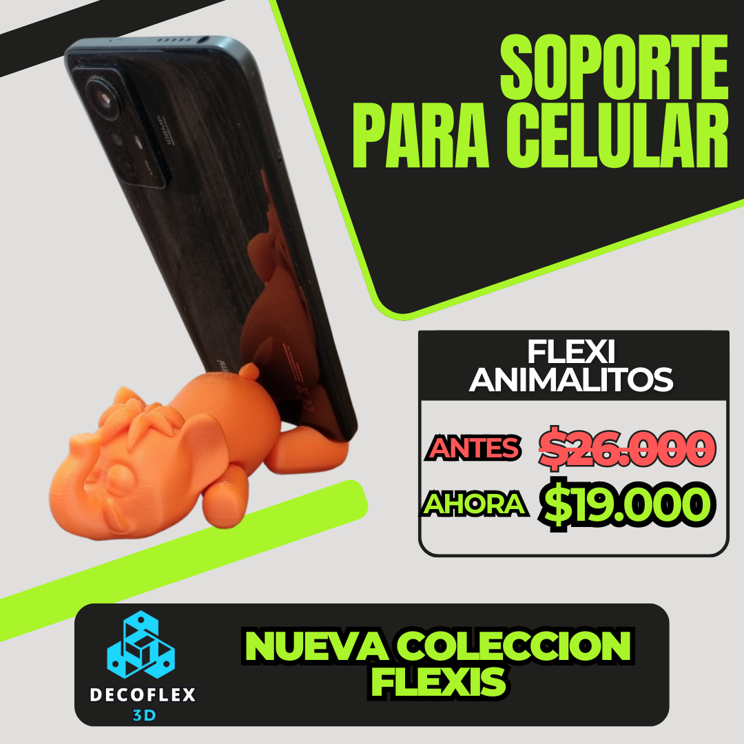 Soporte Celular Flexi Animalitos