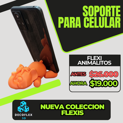 Soporte Celular Flexi Animalitos