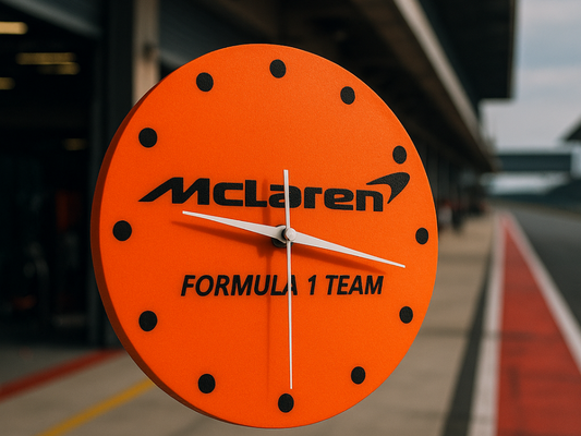 Reloj de Pared Mclaren F1 Impreso en 3D 🏎️🔥