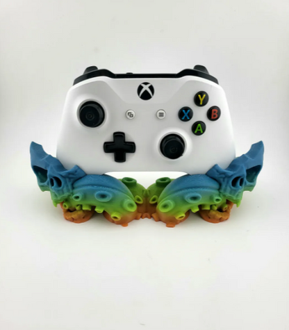 Soporte para mando de Xbox con diseño de calavera y tentáculo