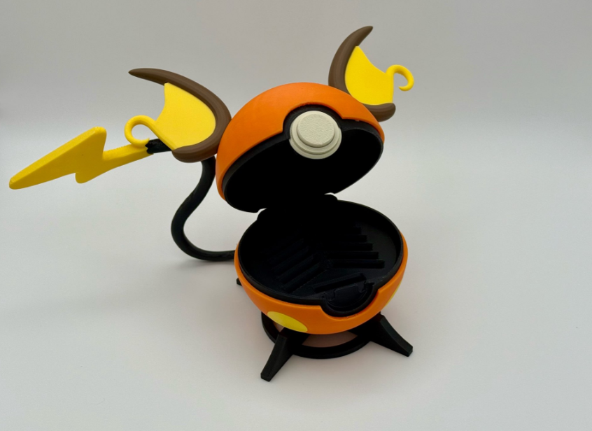 Pokebola Raichu + Pokemon + Base fija