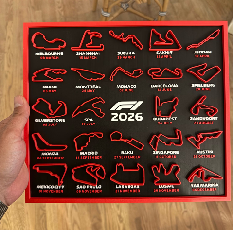 2026 Formula 1 Calendario F1