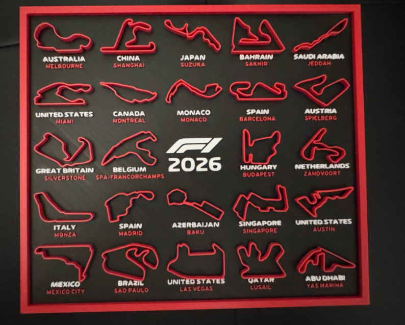 2026 Formula 1 Calendario F1