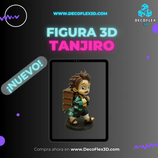 Figura Anime 3D Tanjiro Kimetsu no Yaiba