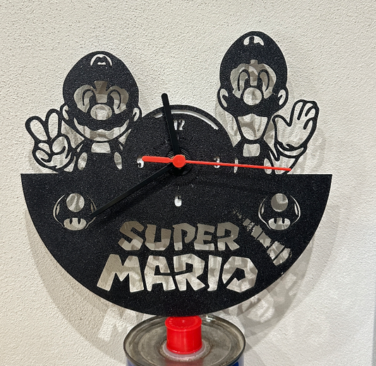 Reloj de Pared Super Mario Impreso en 3D 🎮⏰