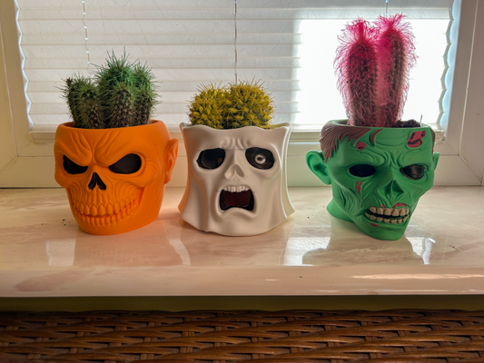 Halloween Lapiceros, Maceteros, Dulceros - Scary