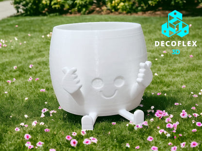 Maceta Decorativa DecoFlexito Happy Pot Dedos Cruzados ♥️