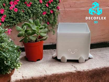 Maceta Decorativa DecoFlexito Happy Pot Cabezon