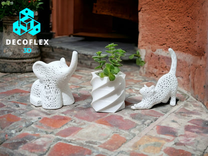 Animalitos Decorativos Elefante y Gato