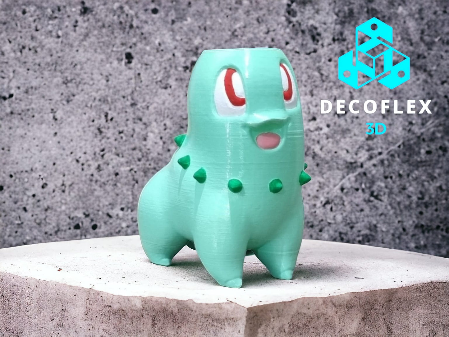 Maceta Decorativa DecoFlexito Chikorita Pokemon