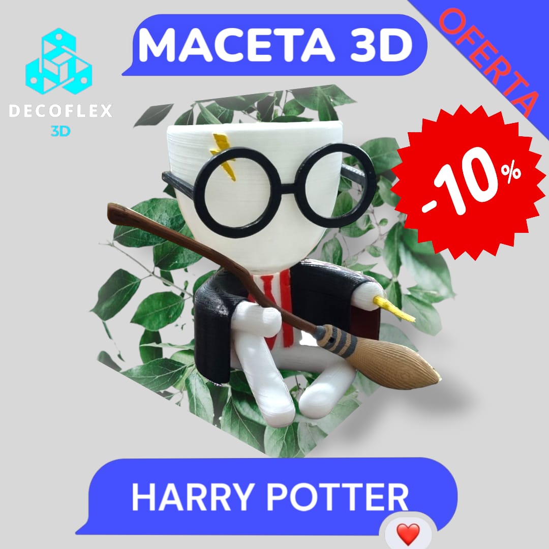 Maceta Decorativa DecoFlexito Harry Potter