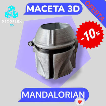 Maceta Decorativa DecoFlexio Mandalorian