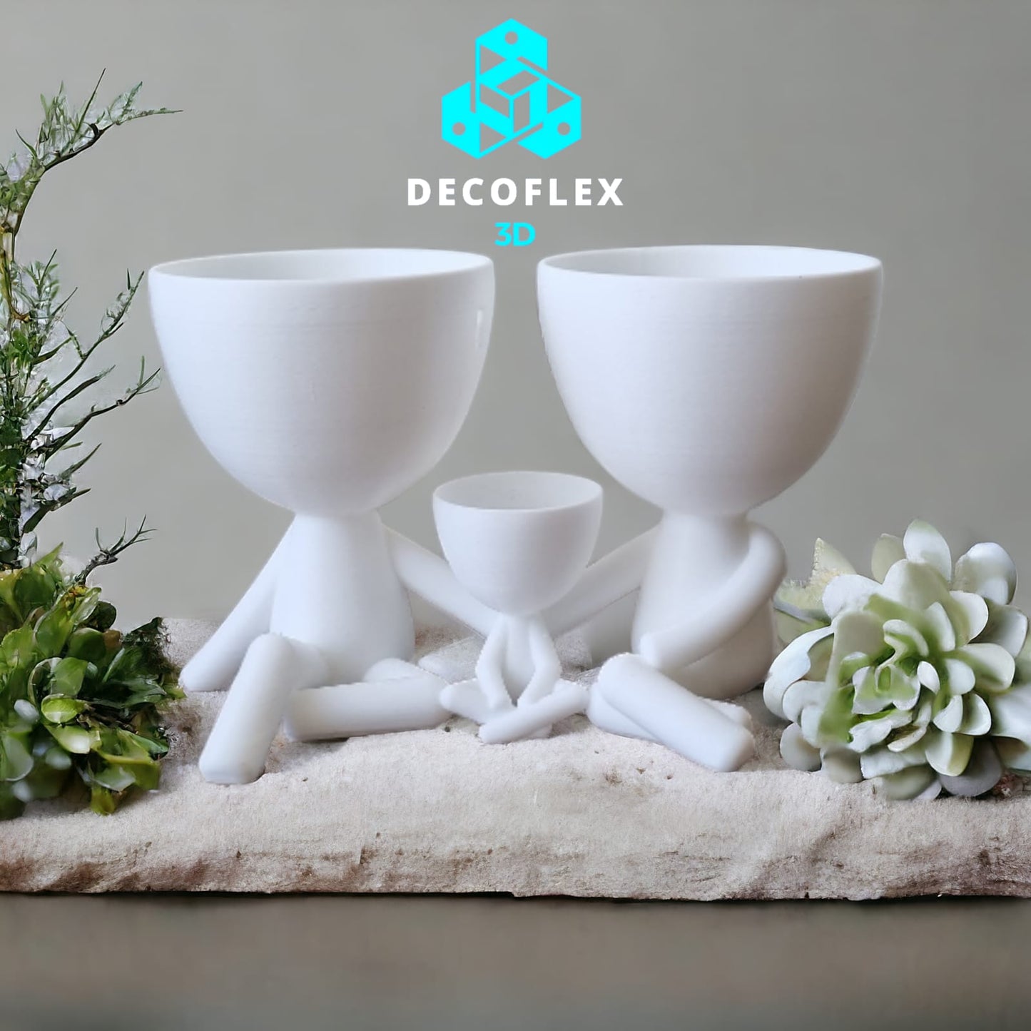 Maceta Decorativa DecoFlexito Familia