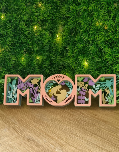 3D MOM Letrero 💟