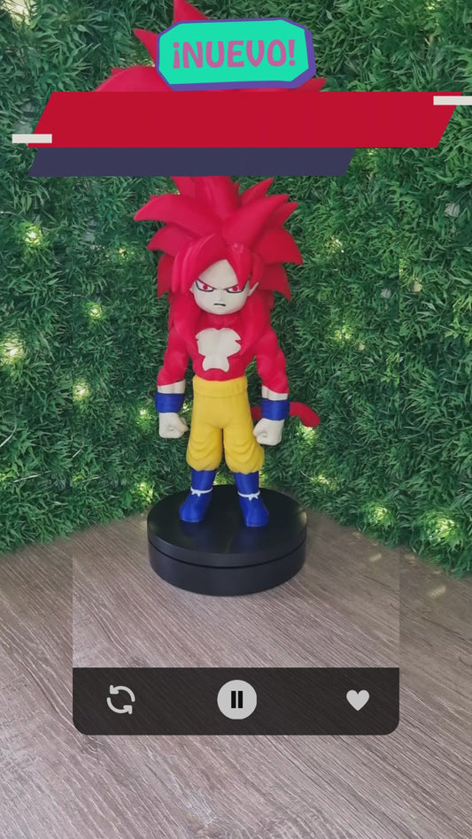 Figura Goku Super Saiyajin 4 Daima