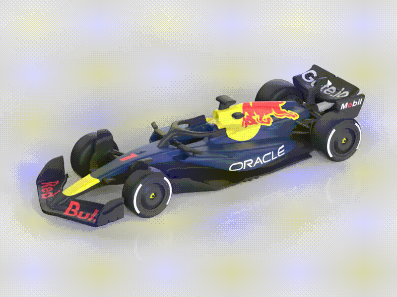 Red Bull RB Car 2025 F1 Race 1/32 Escala